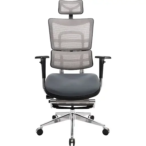 Офісне крісло GT Racer X-802L (W-20, B-40), світло-сіре (X-802L Bright Gray (W-20 B-40)) - фото 3