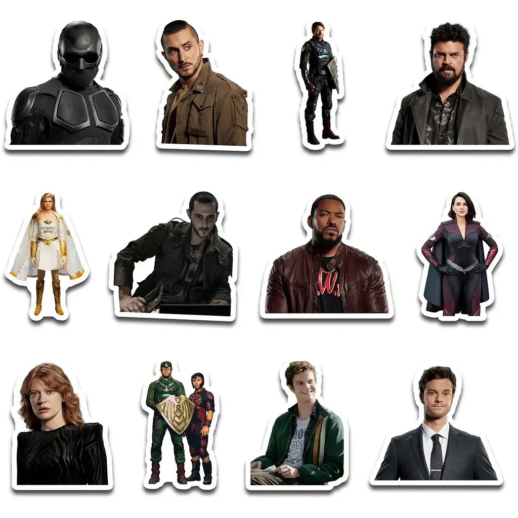 Стикерпак набор наклеек G-Toys The Boys 45 шт. (SP TB 01) - фото 2