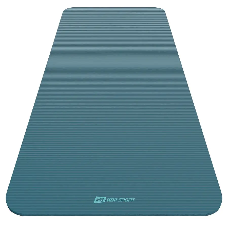 Коврик для йоги Hop-Sport HS-NB016GM NBR 1,5см темний морський - фото 9