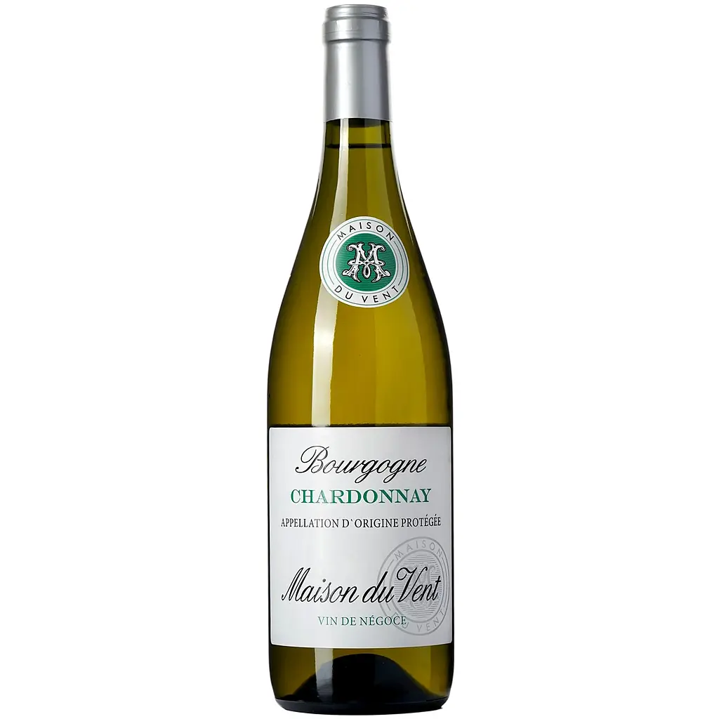 Вино Maison du Vent Bourgogne Chardonnay AOC біле сухе 0.75 л