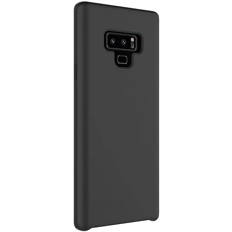 Чехол-накладка Toto Liquid Silicone case Samsung Galaxy NOTE 9 (N960) Black - фото 2