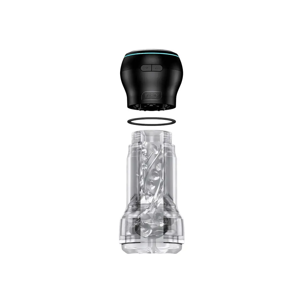Мастурбатор Kiiroo Feel Pocket Crystal з насадкою PowerBlow Combo Set - фото 2