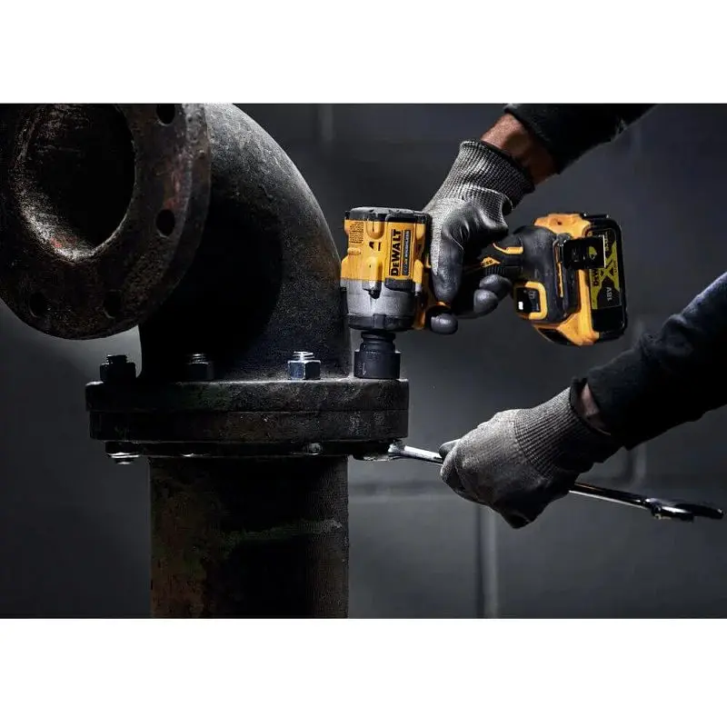 DeWALT Гайковерт ударний акумуляторний DeWALT XR Li-Ion 18В 610Нм 1400-2500об/хв 3550уд/хв 1/2" кейс TSTAK 1.1кг без АКБ та ЗП - фото 5