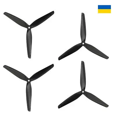 Пропелер для дрона PROP UA CF10х5x3 2СW+2CCW (GF10х5) - фото 2