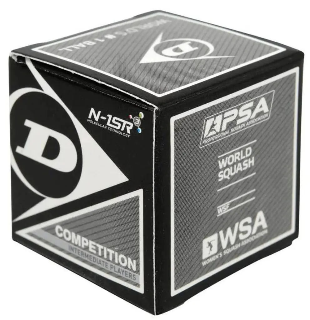 М`яч для сквошу Dunlop Competition 1 жовтий - фото 2