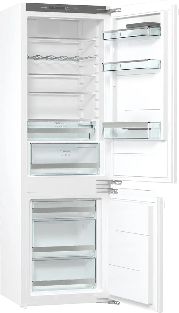 Холодильник встроенный Gorenje 177х55х54см 2 дверь 180(68) л А+ NF Дисплей Белый (NRKI218EA0) - фото 7