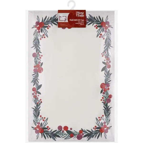 Набор сервировочных салфеток Ardesto Happy Holidays 30х45 см 2 шт. (ART15HH) - фото 3