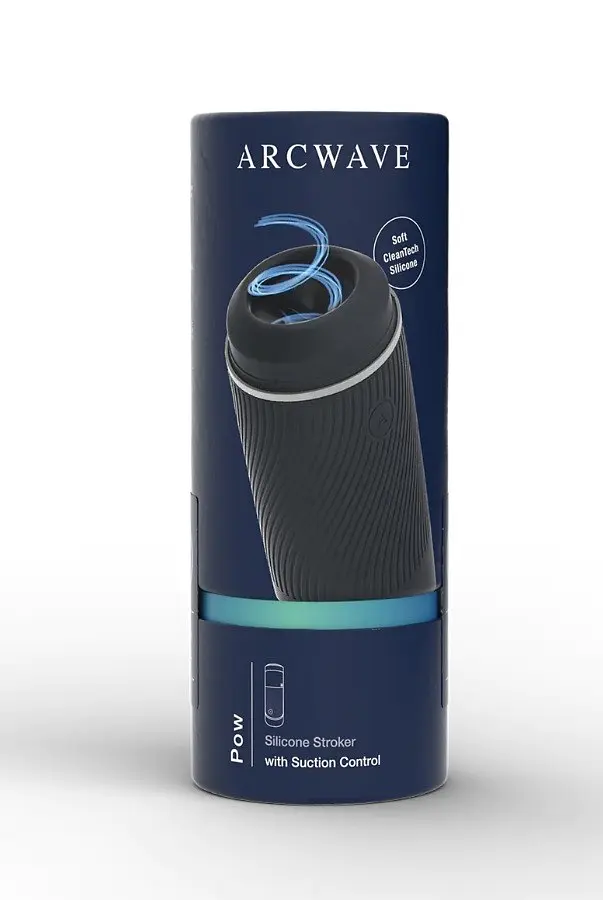 Мастурбатор Arcwave Pow, 17х4.5 см (чорний) - фото 8