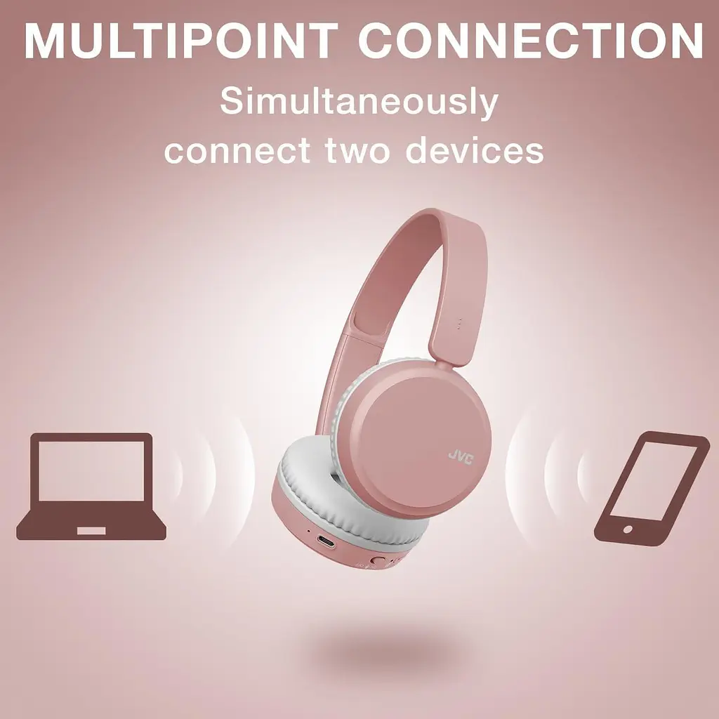 Навушники JVC Bluetooth HA-S36W Pink (HA-S36W-P-U) - фото 6