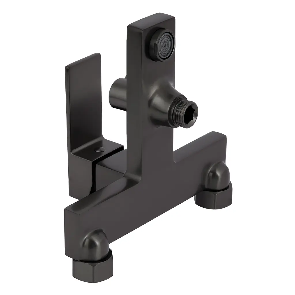 Змішувач для ванни Qtap Gemini (з душовим гарнітуром) QTGEM259GMB45684 Gunmetal Black PVD - фото 6