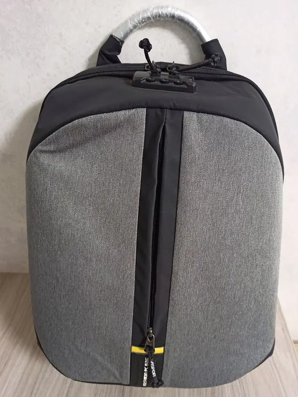 Рюкзак антизлодій із кодовим замком 16" посилений Aspor - фото 4