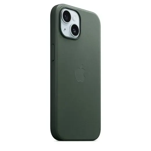 Чехол CasePro FineWoven Case with MagSafe Evergreen для iPhone 15 - фото 6