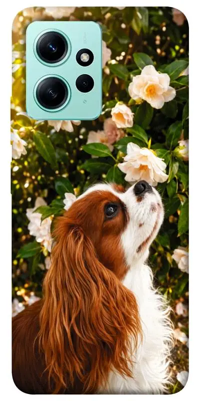 TPU чохол Demsky Flower spaniel для Xiaomi Redmi Note 12 4G
