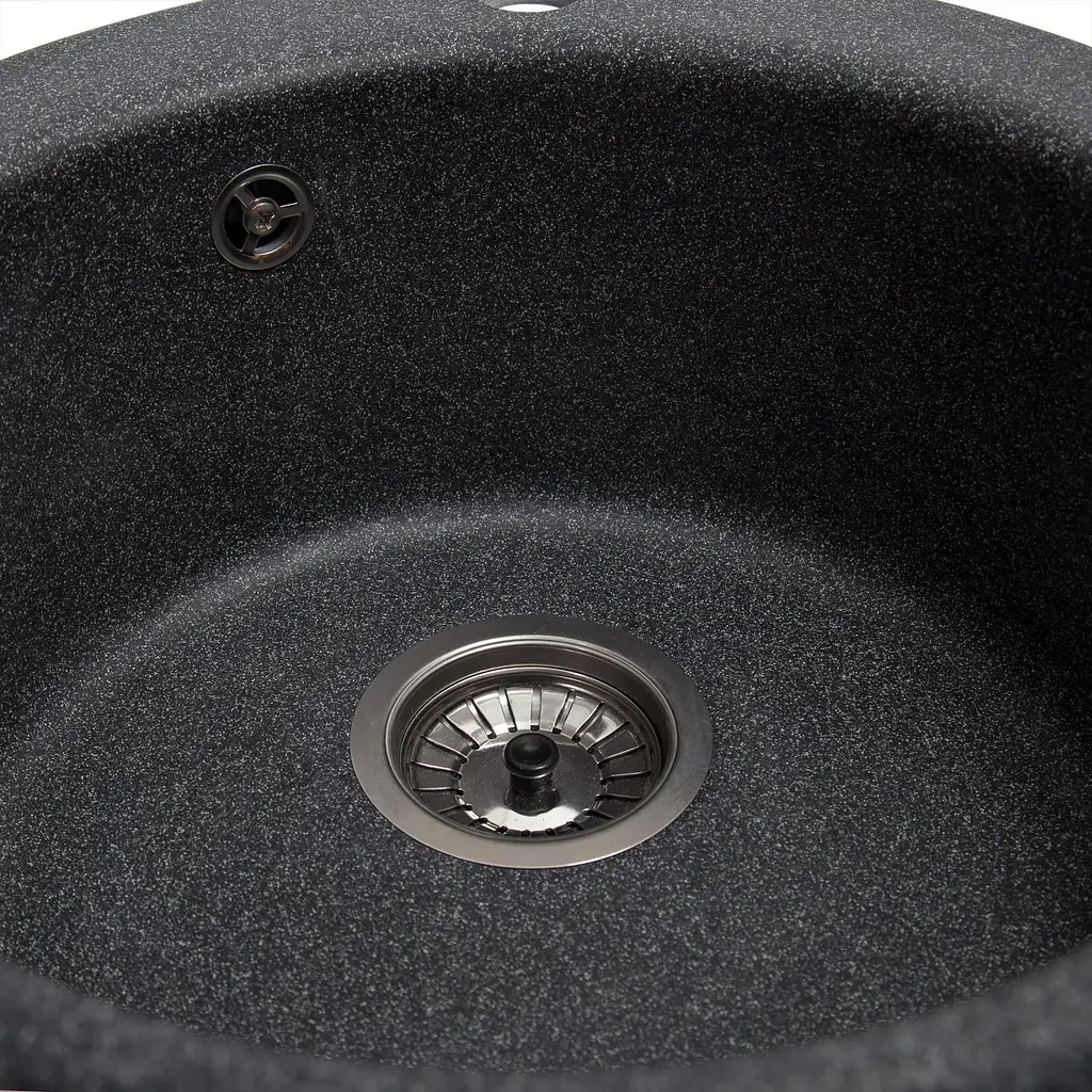 Кухонна мийка Romzha Eva Grafit RO43401, Графит - фото 4