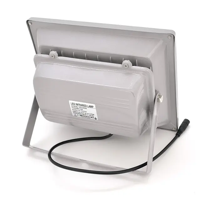 Инфракрасный прожектор ИК Voltronic YTIR30 на 30 диодов 12V 60W до 120 м угол обзора 90° серый - фото 2