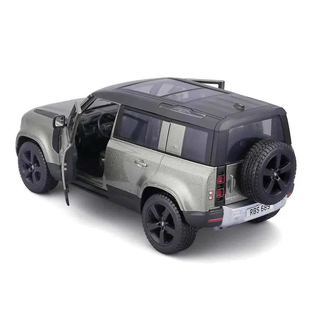 Автомодель - LAND ROVER DEFENDER 110 (2022) (1:24) Bburago 18-21101 - фото 4