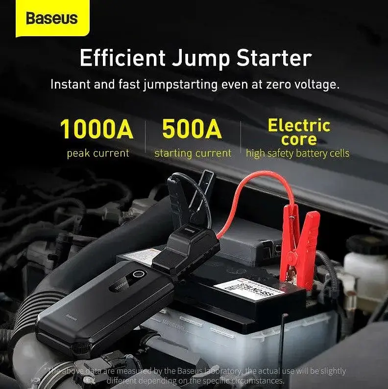 Пусковий пристрій бустер BASEUS Air Car Jump Starter CGNL020101 - фото 6