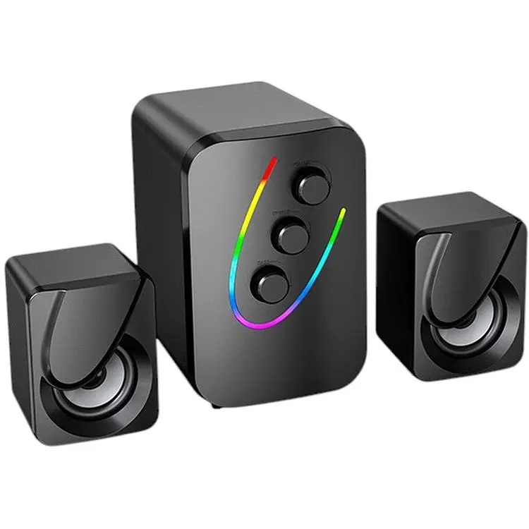 Акустична система 2.1 Havit HV-SF140BT 11W USB Black (HV-SF140BT) - фото 2