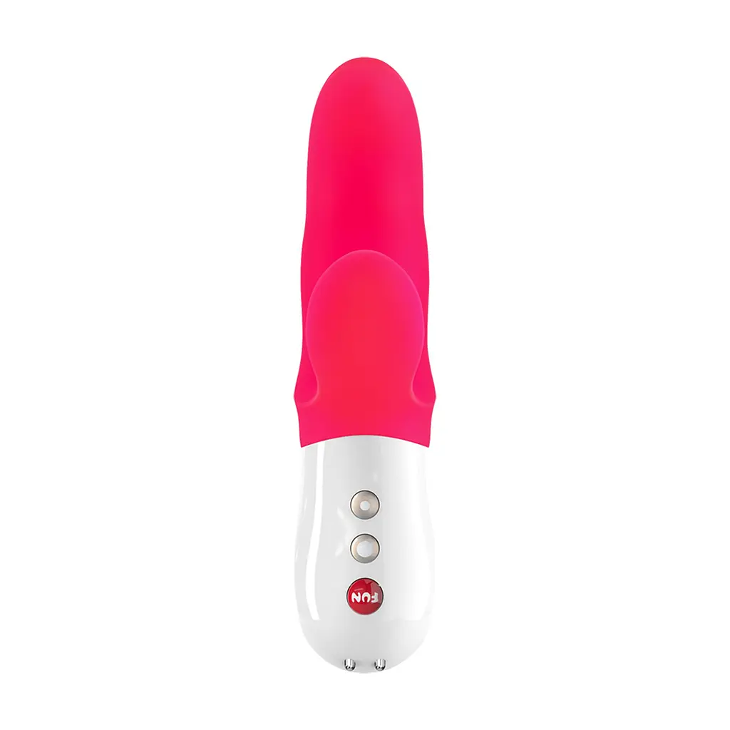 Вібратор-кролик Fun Factory MISS BI pink/white, 2 незалежні мотори, діаметр 4,2 см - фото 3