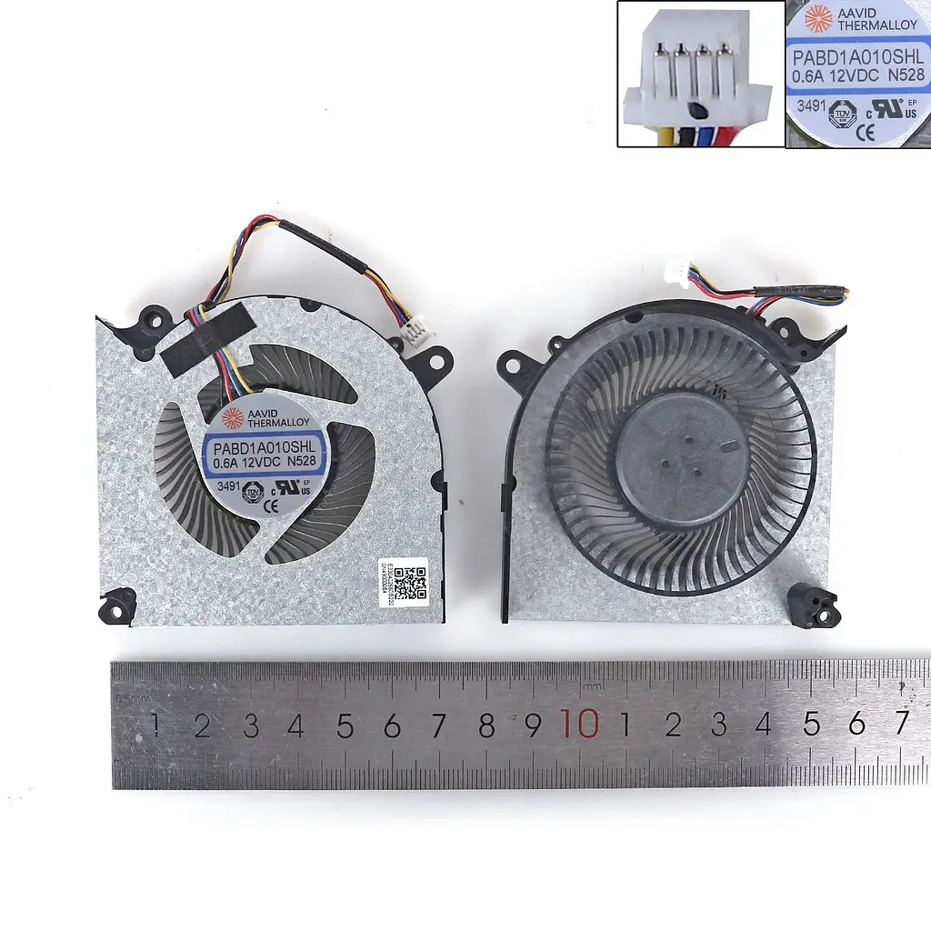 Вентилятор 12V GPU/VGA для MSI Pulse 16 AI C1VFKG C1VGKG MS-15P3, (PABD1A010SHL-N528) - фото 3