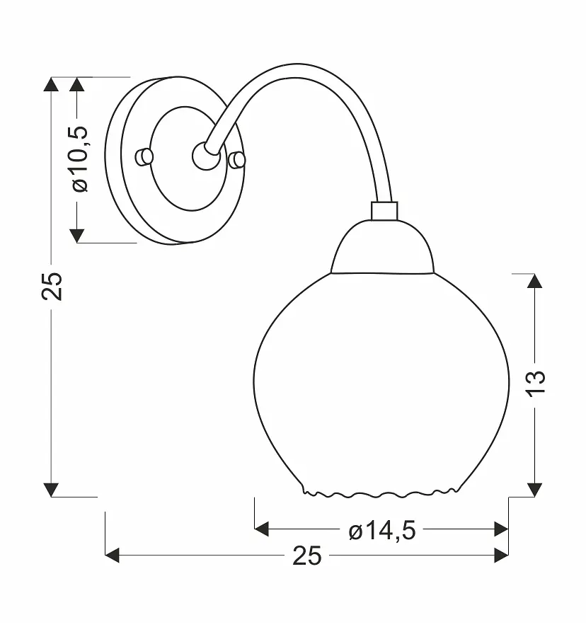 Бра Candellux 21-16317 Baida - фото 2