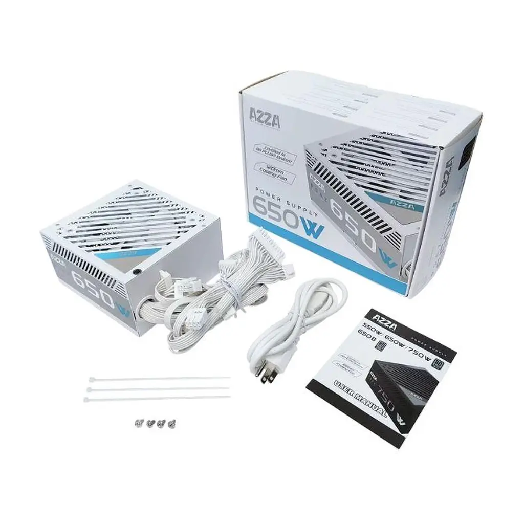 Блок живлення Azza 650W (PSAZ-650B-WHITE) - фото 3