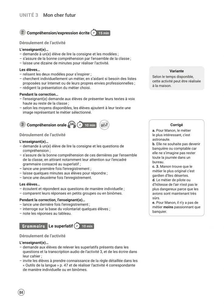 J'aime. Guide pédagogique 3 (A2) - фото 5