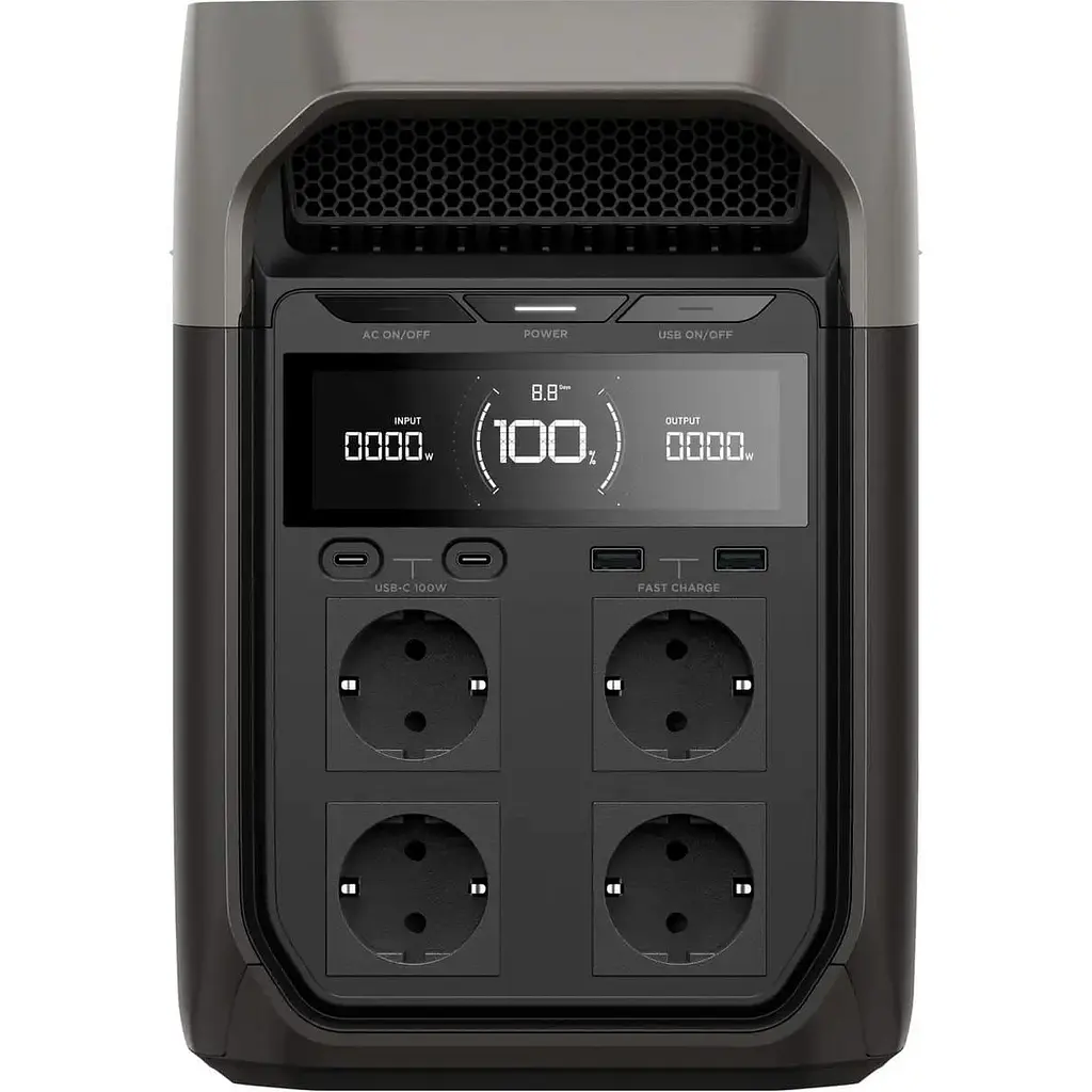 Зарядна станція EcoFlow DELTA 3 / 1800 Вт / 1024 Вт/ч / LiFePO4 (EFDELTA3-EU) UA - фото 2