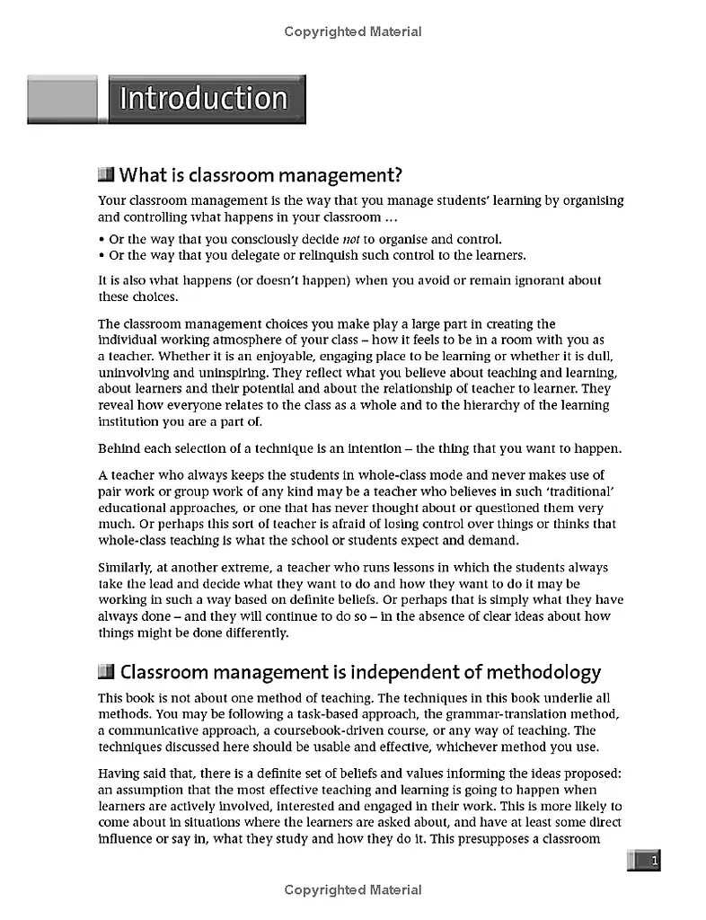Classroom Management Techniques. Cambridge Handbooks for Language Teachers - фото 6