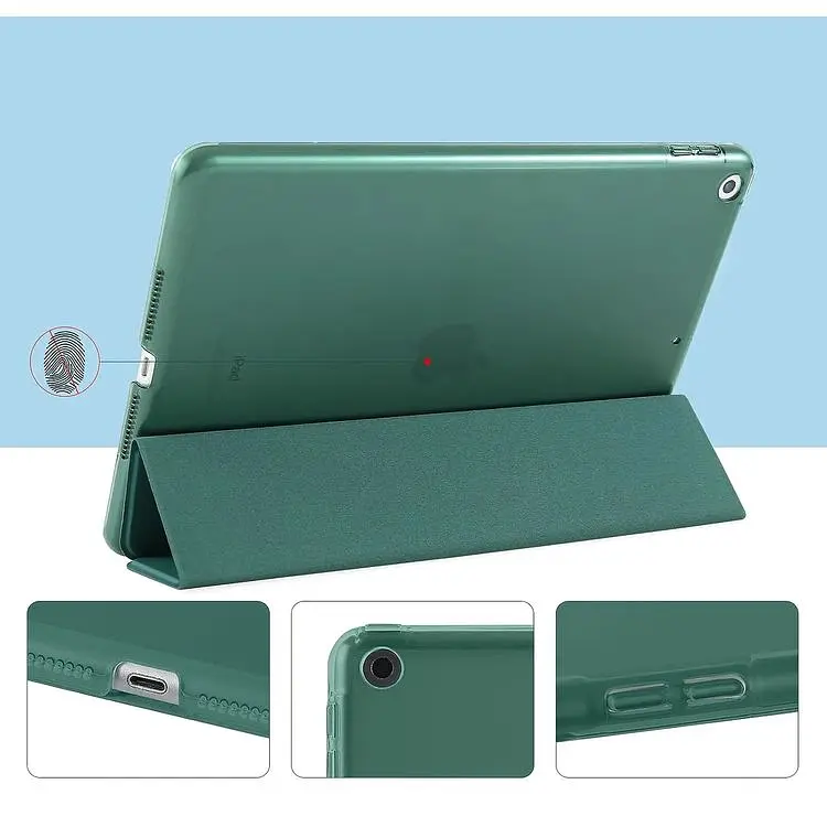 Чохол-книжка BeCover Tri Fold Hard для Apple iPad 10.2 2019/2020/2021 Dark Green (709656) - фото 3