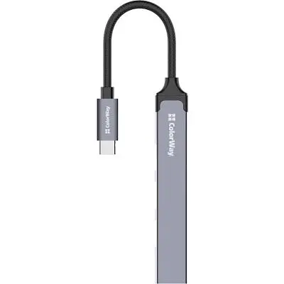 Концентратор ColorWay USB-C 4-в-1 USB2.0х3/USB3.0 (CW-HUB04) - фото 7