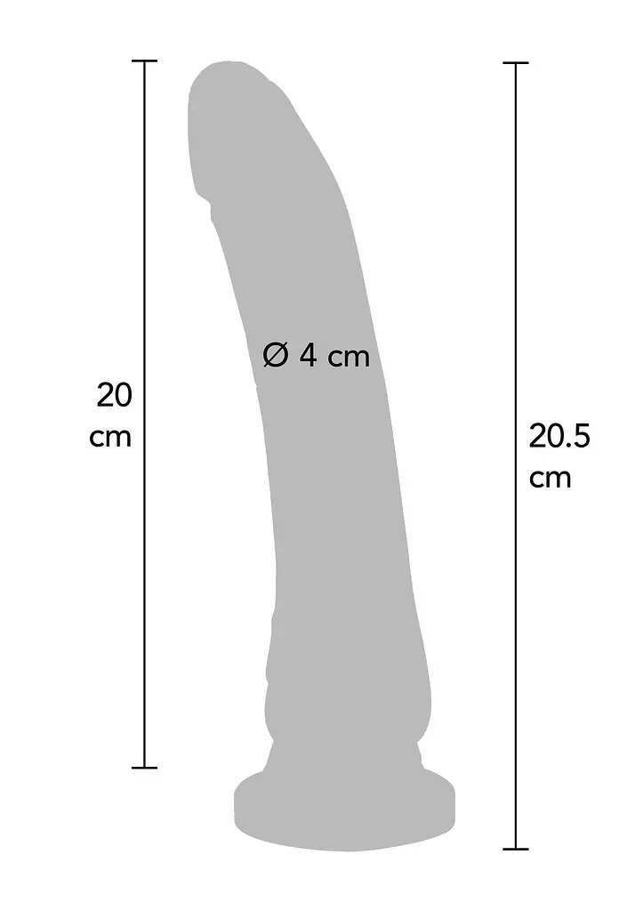 Фалоімітатор ToyJoy Dong 8 inch, 20.5 см (чорний) - фото 2