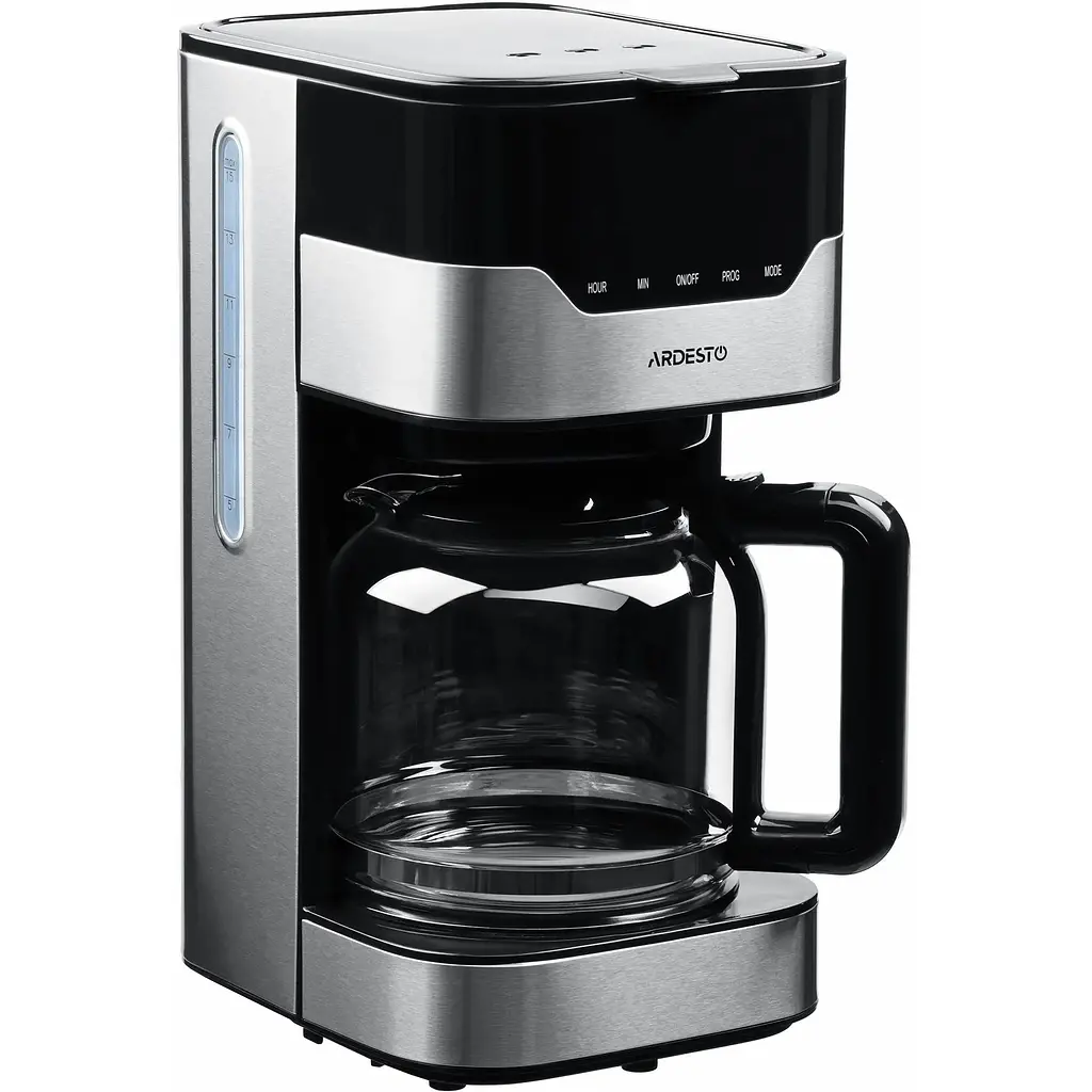 Кофеварка Ardesto капельная FCM-D3100, 1.5 л молотая черно-серебристая - фото 6