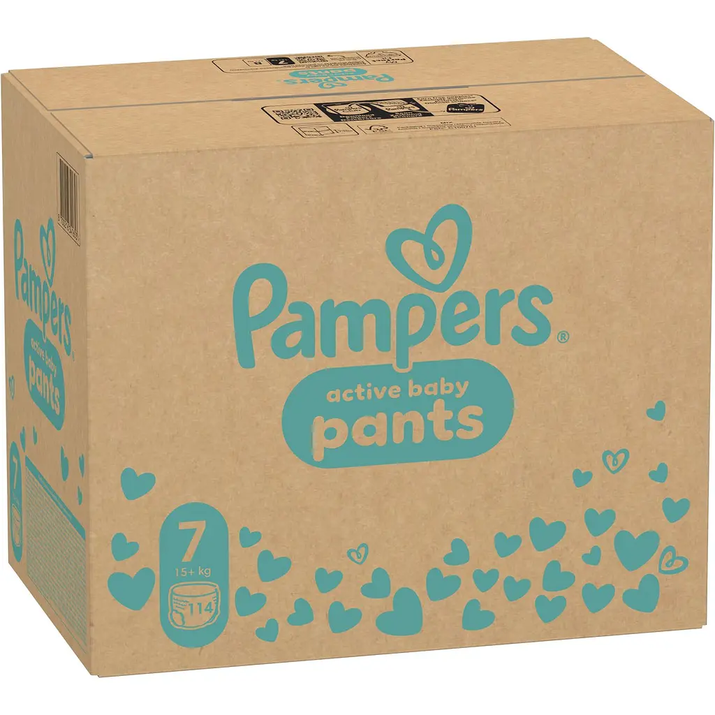 Набір трусики-підгузки Pampers Active Baby Pants Розмір 7 (15+ кг) 114 шт. - фото 2