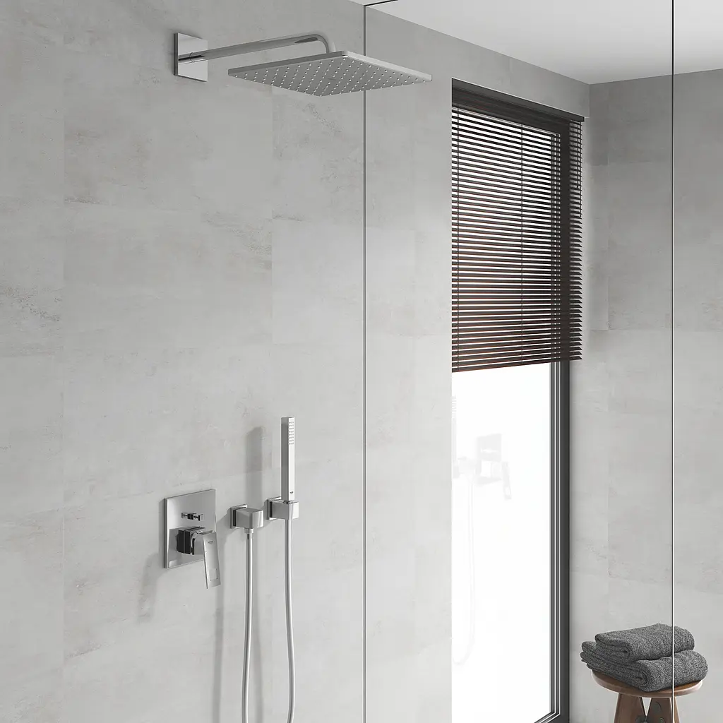 Душова система прихованого монтажу Grohe Eurocube 25238000, Хром - фото 3