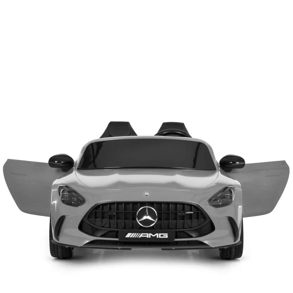 Дитячий електричний автомобіль Bambi Mercedes-Benz 24V двомісний до 50 кг Сірий (DE-169-E-987) - фото 5