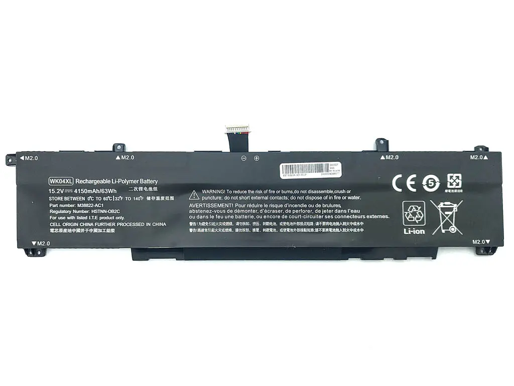 Акумулятор WK04XL для HP Victus 16-B 16-D 16-E (HSTNN-IB9V HSTNN-OB2C) (15.2V 4150 mAh 62Wh) - фото 2