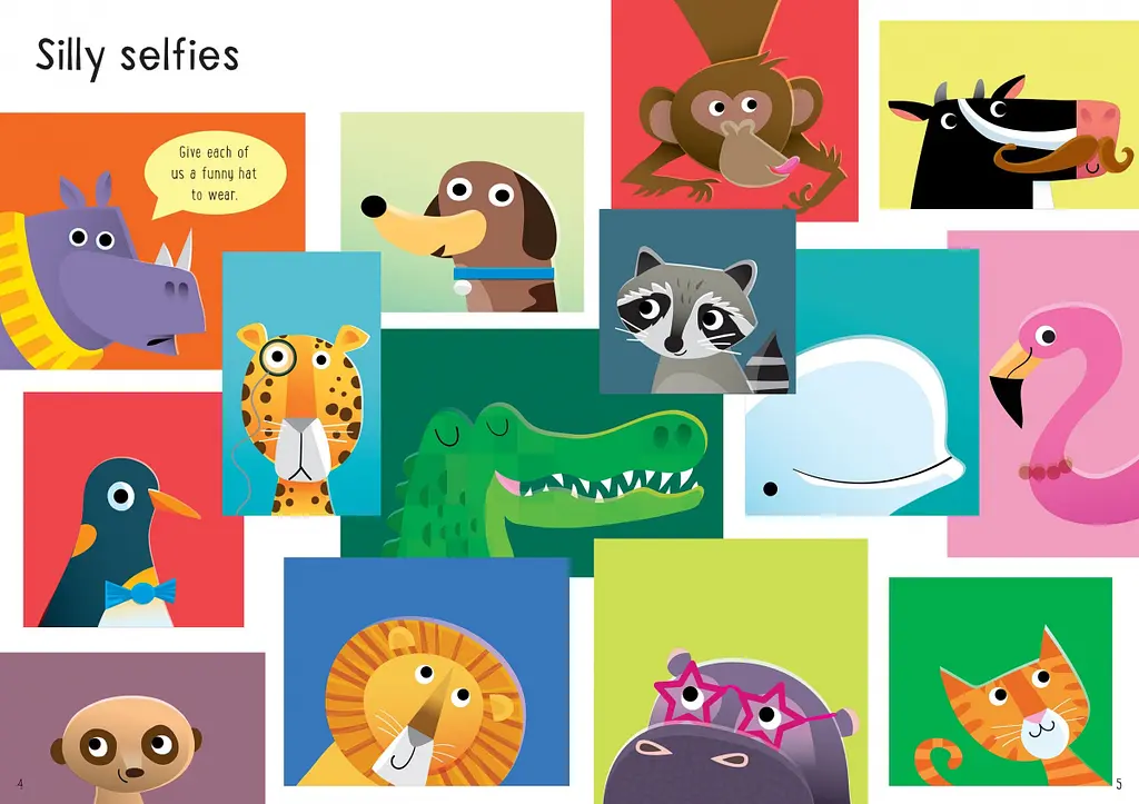 Little First Stickers Funny Hats - Jessica Greenwell, англ. мова (9781474986540) - фото 4