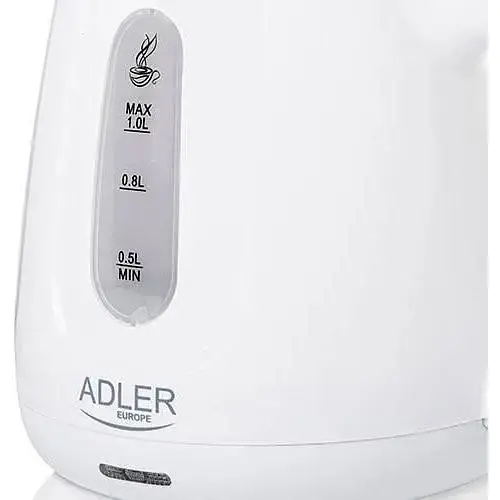 Чайник электрический Adler AD 1373 с автовыключением на поворотной основе 850 Вт 1 л - фото 2