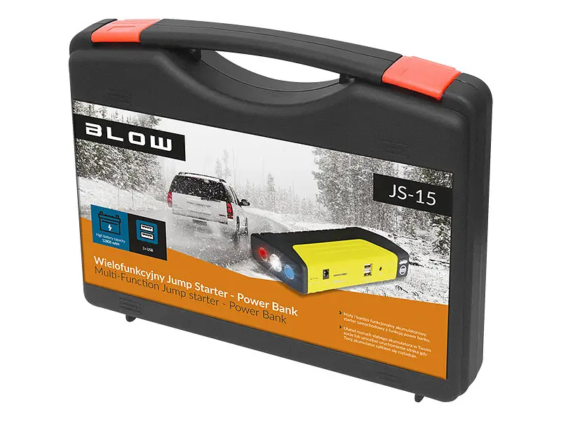 Пускозарядний пристрій Blow JS-15 12800mAh Power Bank - фото 4