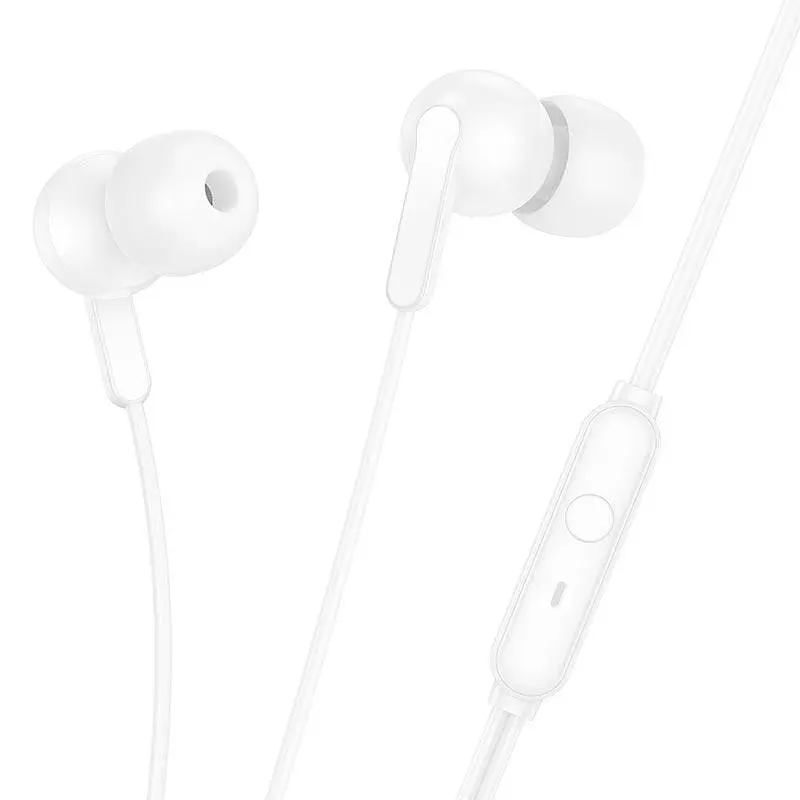 Наушники Hoco Wide universal earphones with microphone M124 - фото 3