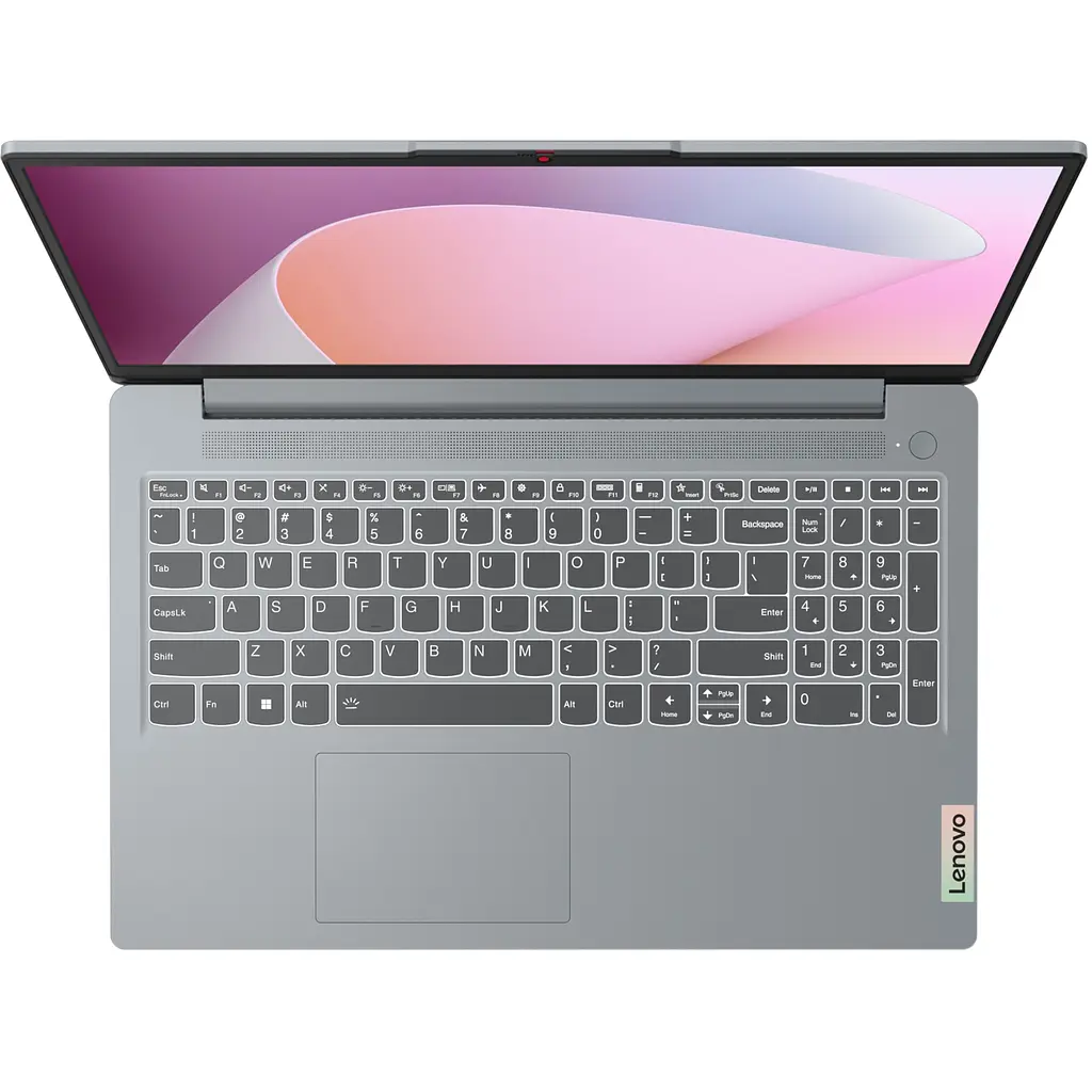 Ноутбук Lenovo IdeaPad Slim 3 15AMN8, Office, 15. 6 дюймов, AMD Ryzen 5 7520U до 4. 3GHz, 8GB RAM, 256GB SSD, AMD Radeon 610M, Arctic Grey - фото 2
