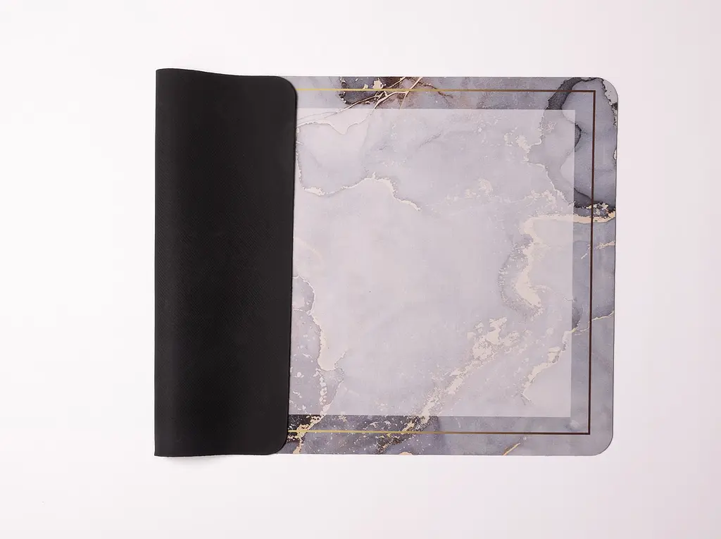 Набір килимків для ванної та туалету Grey Marble 50*80/40*50 см Yiwu HP-42-178 - фото 5