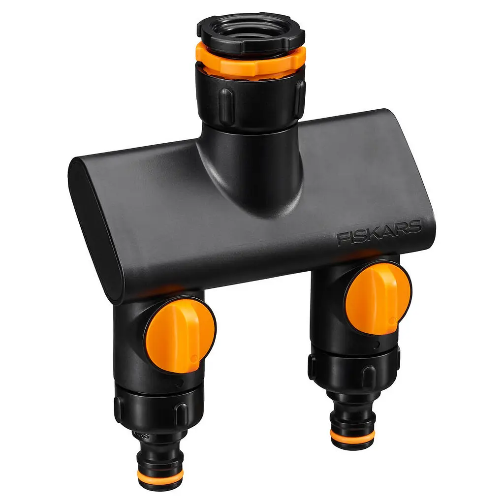 Трійник для крана Fiskars Comfort 2 виходи (1070577)