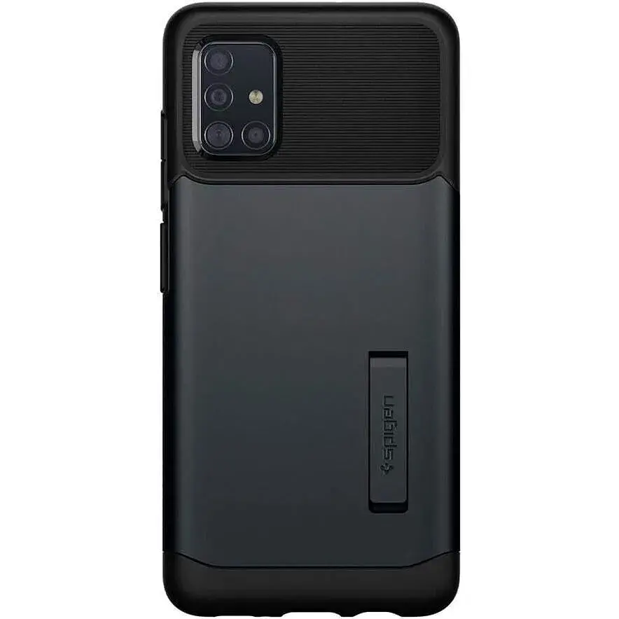 Чохол-накладка Spigen Slim Armor для Samsung Galaxy A51 SM-A515 Metal Slate (ACS00820)