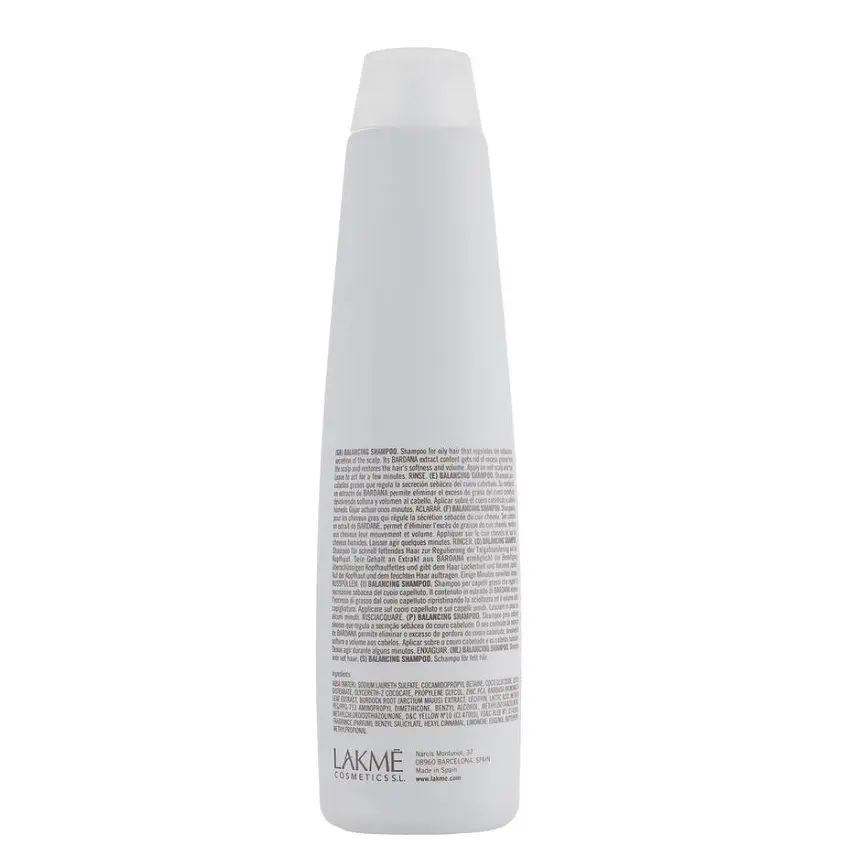 Шампунь Lakme K.Therapy Purifying Balancing Shampoo, балансуючий, для жирного волосся, 300 мл - фото 2