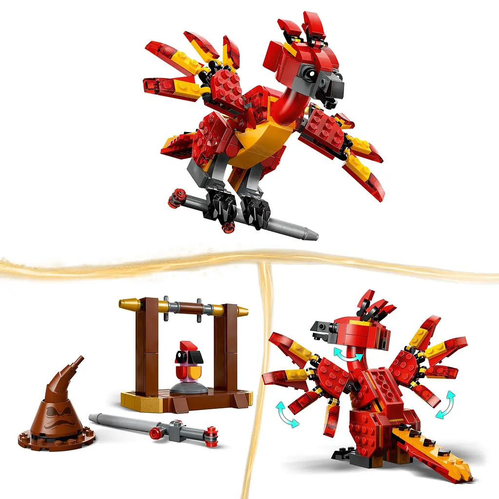 Конструктор LEGO Harry Potter Фоукс: феникс Дамблдора 299 деталей (76448) - фото 11