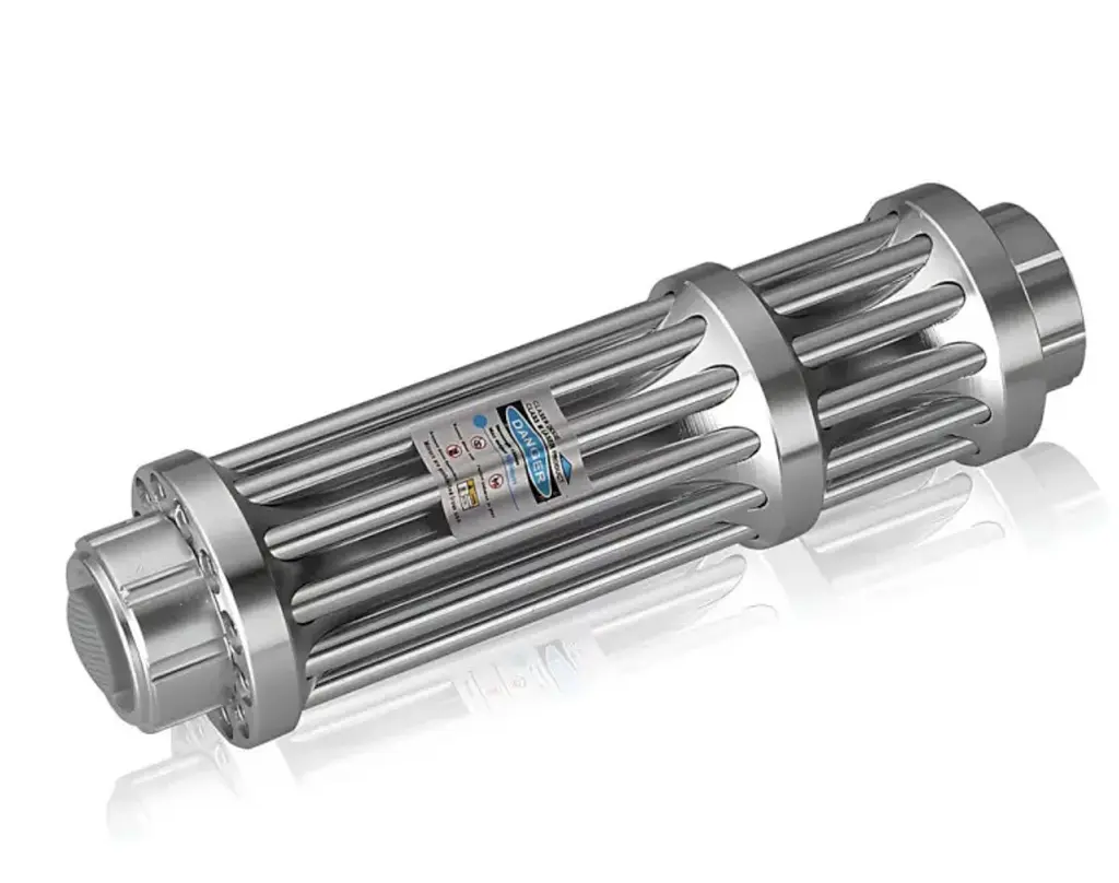 Лазер Laser B017 з п'ятьма насадками в кейсі ∙- синя лазерна указка Laser B017 445 nm - фото 3