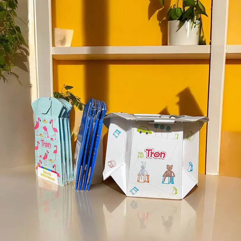 Дитячий горщик Tron Фламінго одноразовий, розкладний бірюзовий (903078) - фото 6