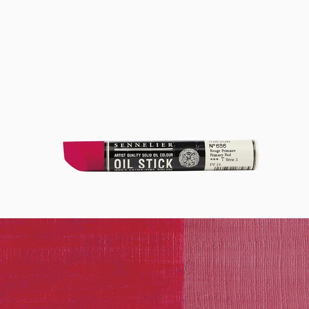 Фарба олійна у формі пастелі Sennelier Oil Stick, 38 мл, S1, Основний червоний (Primary red) - фото 2